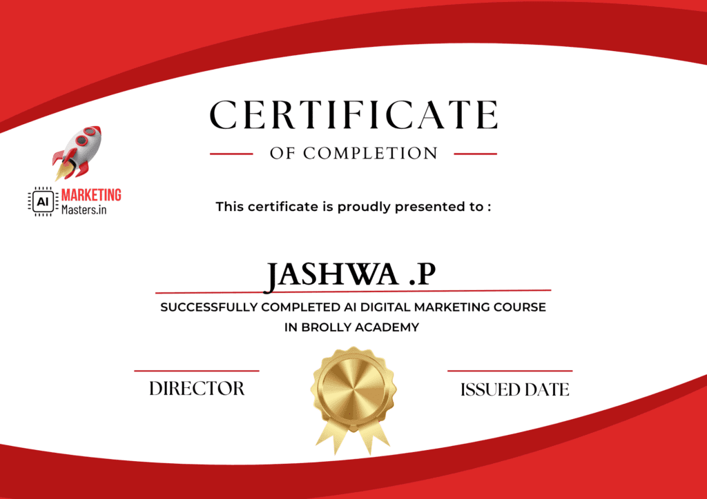 _AI digital marketing course in hyderabad Certificate