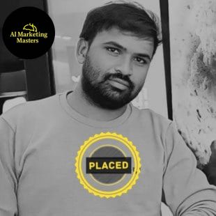 By taking AI Digital Marketing course in AI marketing masters Munna is placed