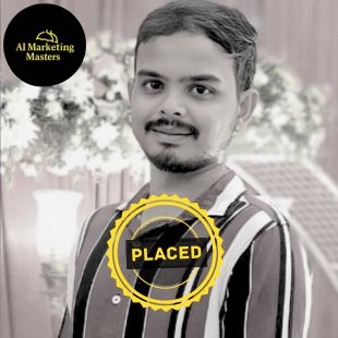 By taking AI Digital Marketing course in AI marketing masters laxman-kodadala is placed