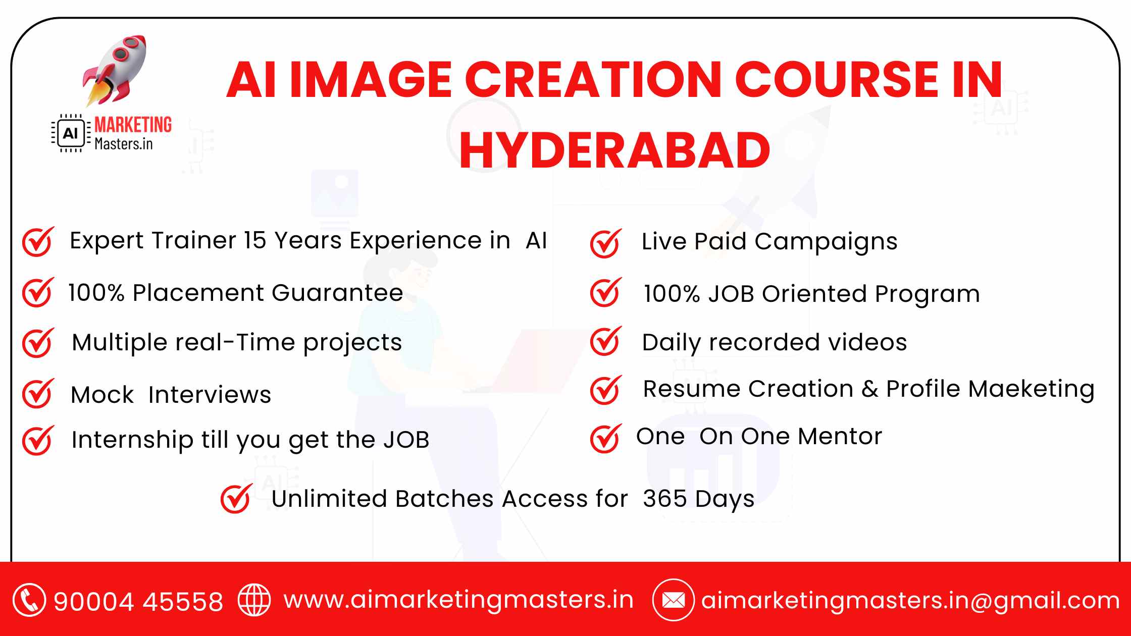 AI IMAGE CREATION COURSE IN HYDERABAD