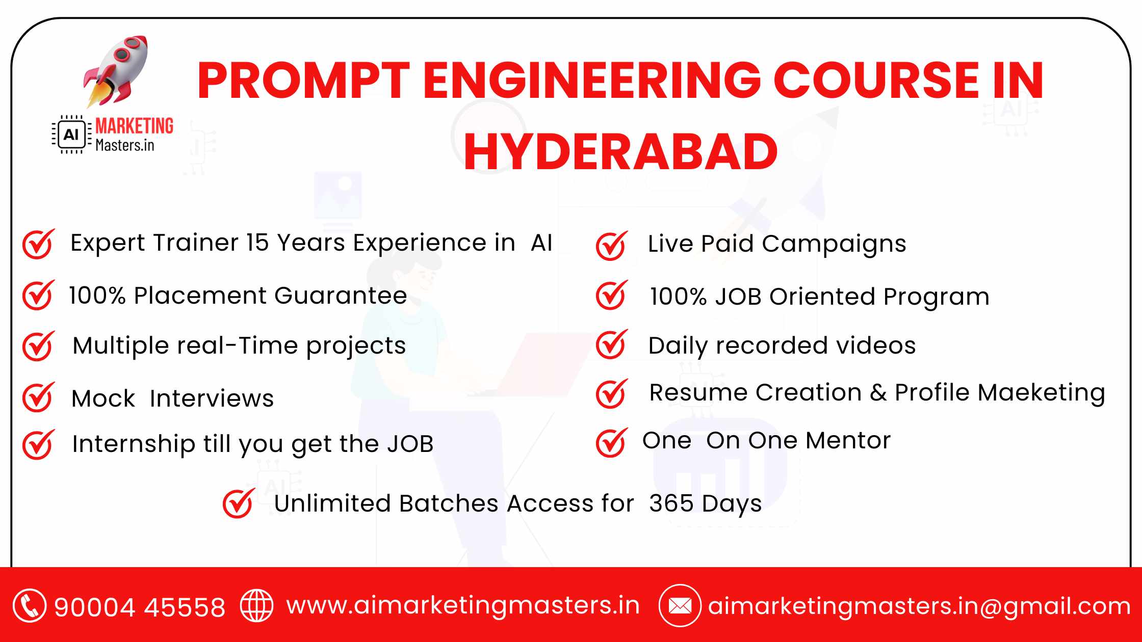 PROMPT ENGINEERING COURSE IN HYDERABAD