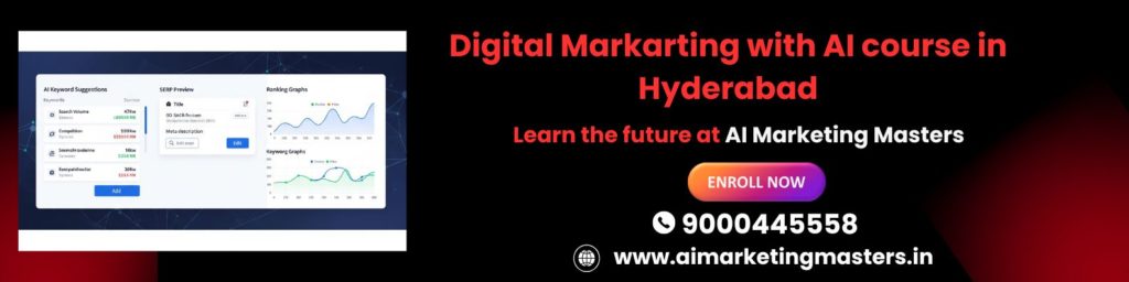 Digital Markarting with AI course in Hyderabad