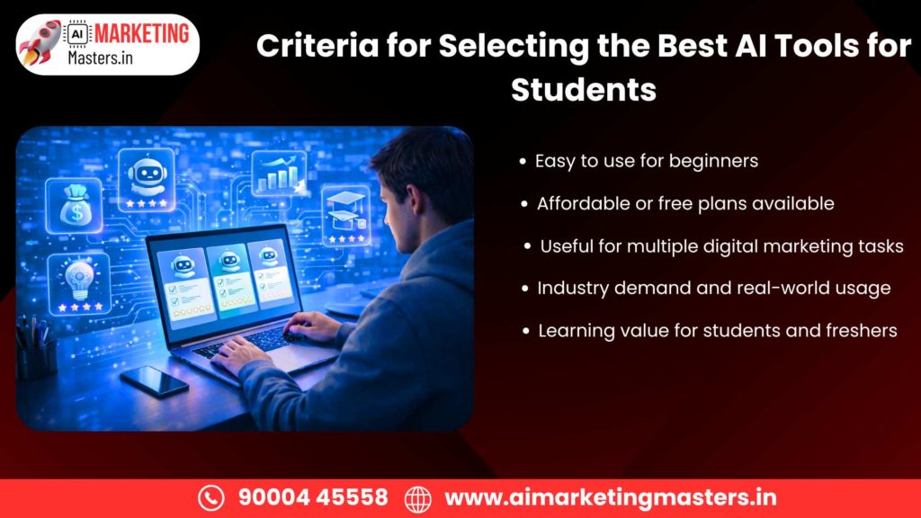 Top 5 ai tool for digital marketing students