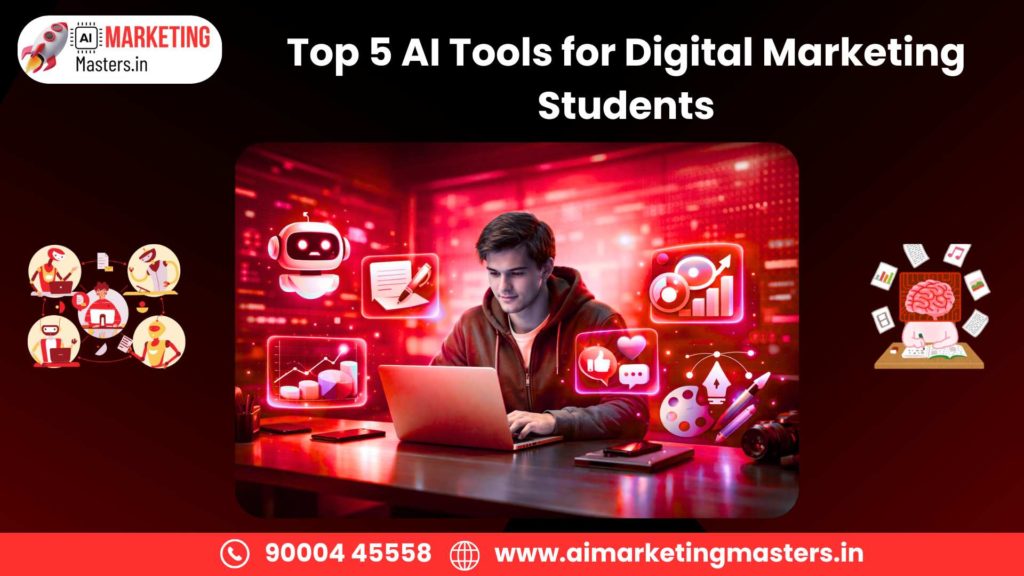 Top 5 AI Tools for Digital Marketing Students